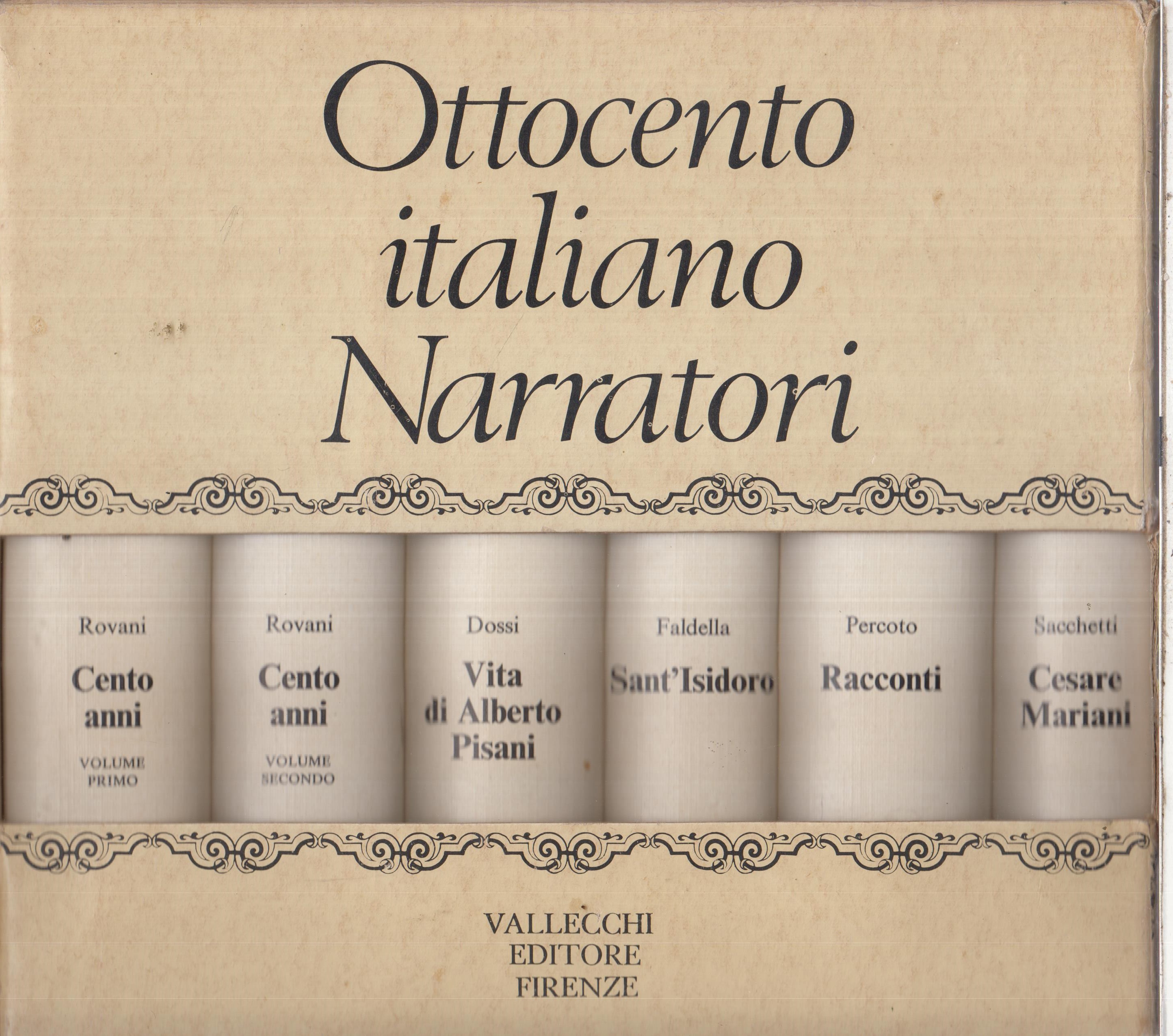 Ottocento italiano Narratori, VALLECCHI EDITORE FIRENZE, 1973