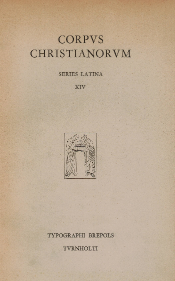 Corpus Christianorum Series Latina XIV: Ambrosii Mediolanensis Opera Pars IV – Expositio vangelii secundum Lucam. Fragmenta in Esaiam, AA.VV.