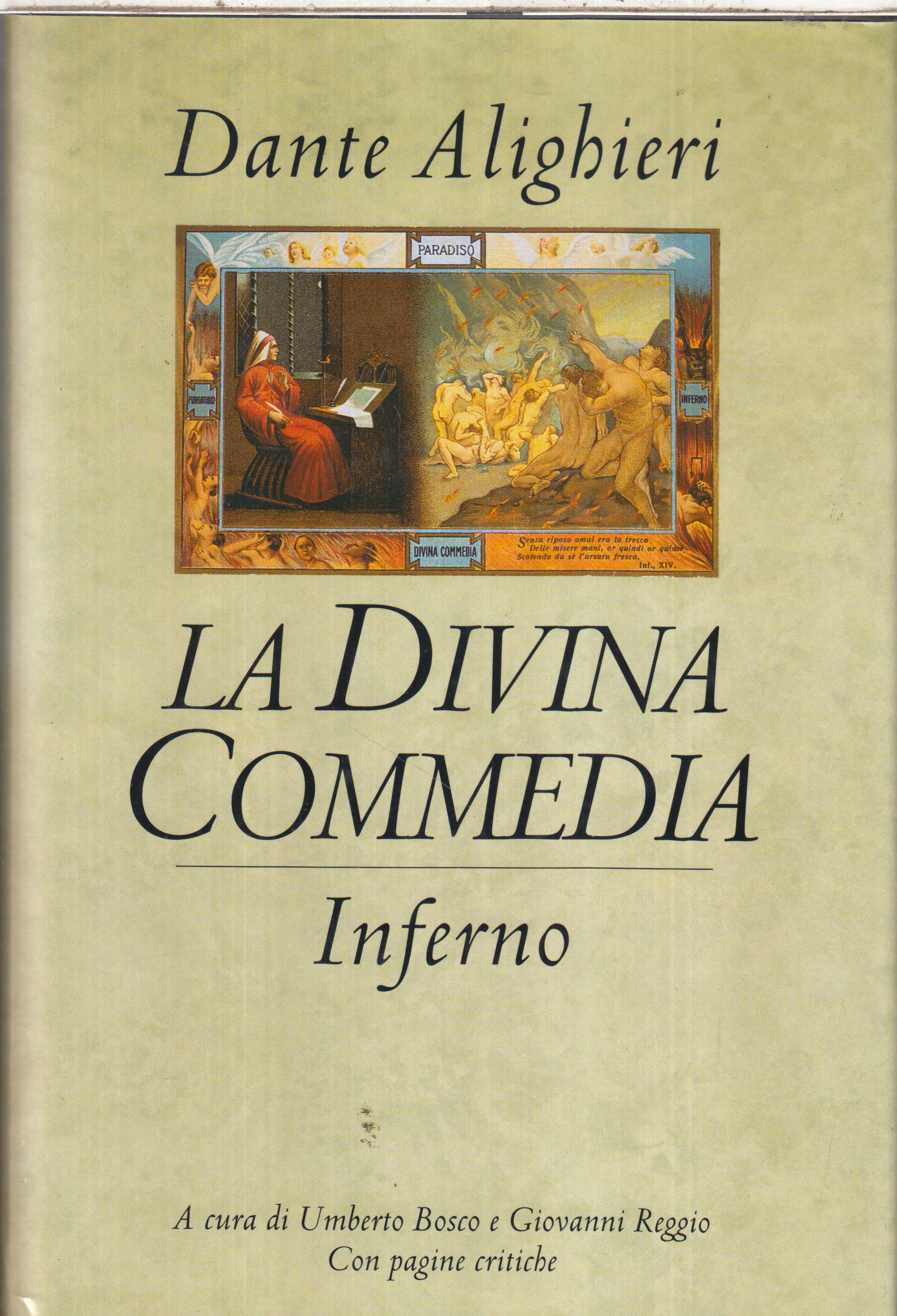 Divina Commedia – Inferno, Dante Alighieri, Cur. Bosco – Reggio 