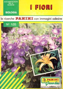 Le ricerche Panini con immagini adesive. N. 1.05 I fiori, Bernadette Bornancin