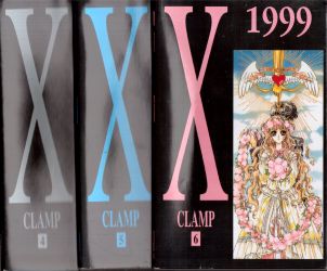 Clamp X 1999 nn. 4, 5, 6, S. Igarashi, N. Ohkawa, M. Nekoi, M. Apapa