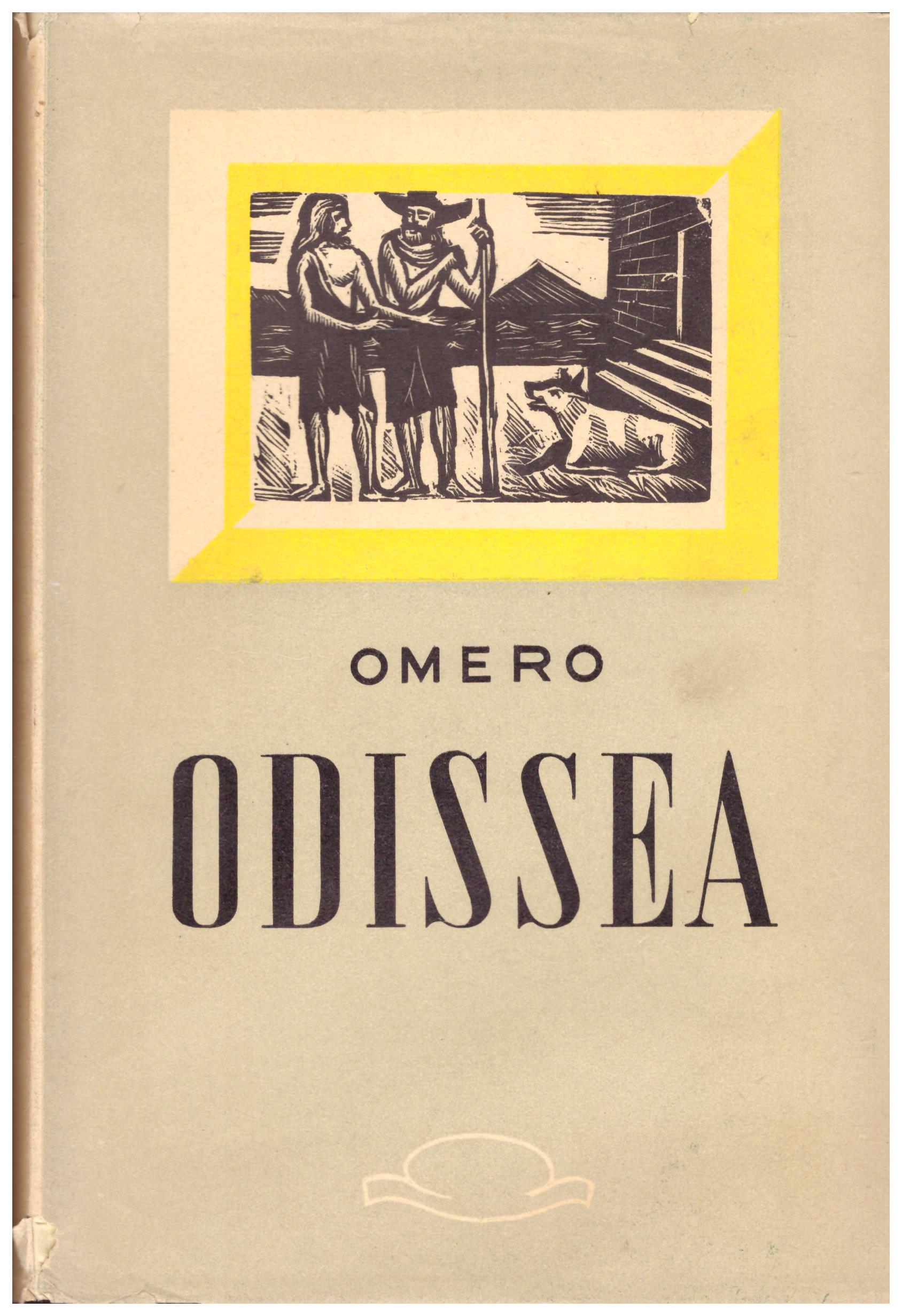 Titolo: Odissea    Autore: Omero, traduzione di Ippolito Pindemonte      Editore: Libreria editrice fiorentina