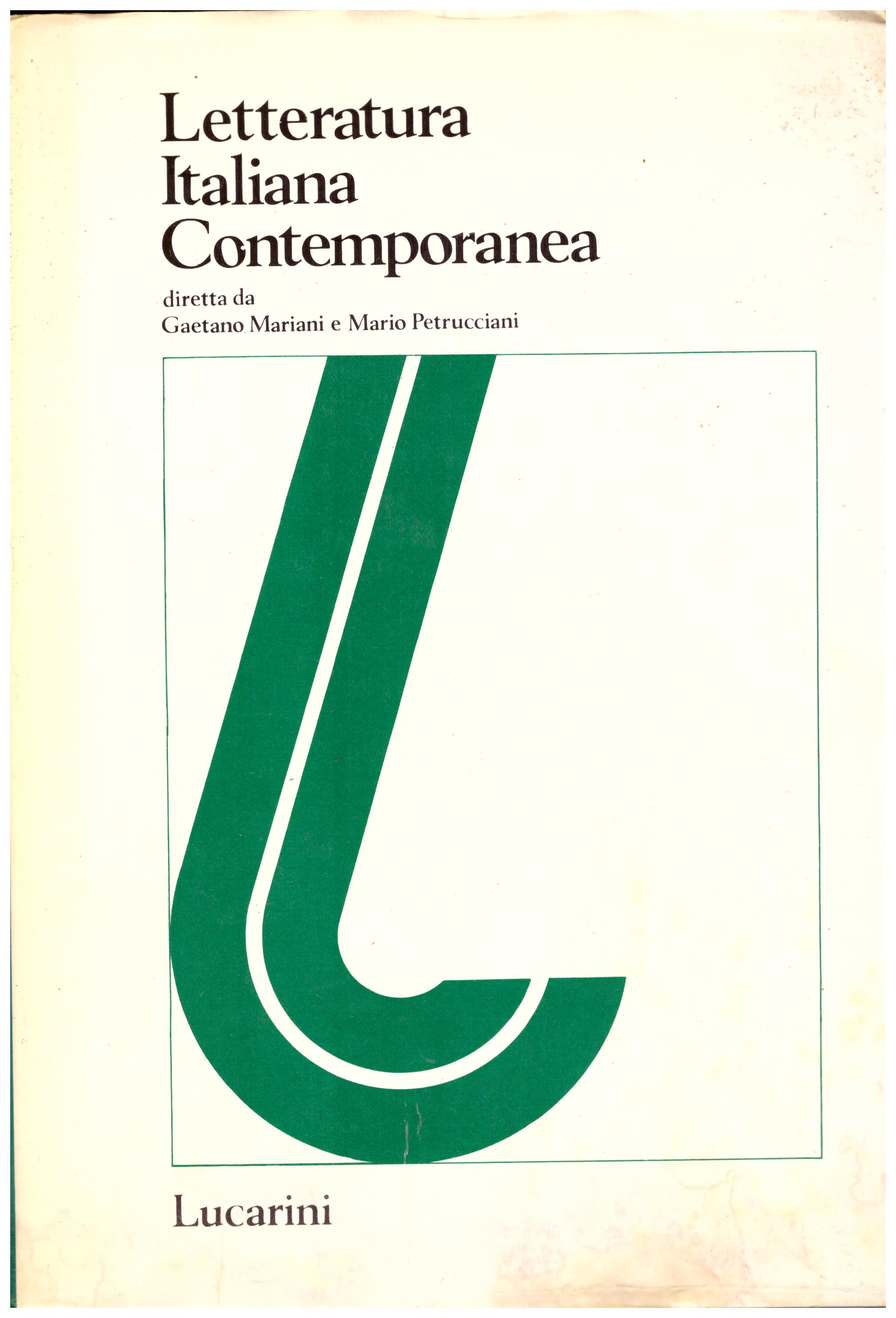Titolo: Letteratura italiana contemporanea appendice 1 1981 Autore: AA.VV.  Editore: Lucarini