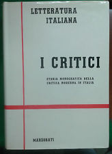 LETTERATURA ITALIANA (MARZORATI) - I CRITICI (5 vol.), AA.VV.