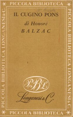 Il cugino Pons, Honoré Balzac