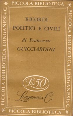 Ricordi politici e civili, Francesco Guicciardini