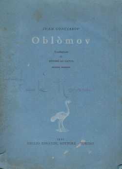 Oblomov, Ivan Gonciarov, Ettore Lo Gatto